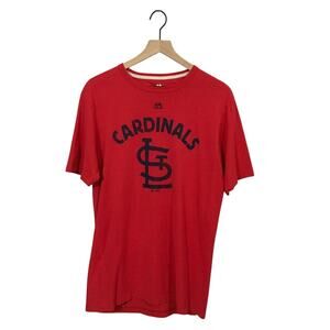 Majestic Select Collection Men's STL Cardinals Tee - Red - Medium